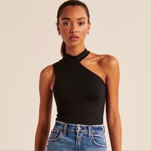 Abercrombie & Fitch Seamless Asymmetrical Cutout Bodysuit